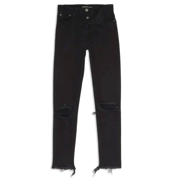 LEVI'S Black, Wedgie Fit Skinny Jeans | Size 28 - Picture 1 of 4